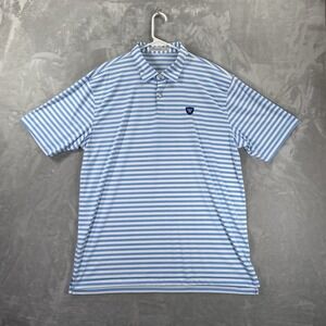 Peter Millar Shirt mens XL Polo Featherweight Performance Short Sleeve Golf Logo